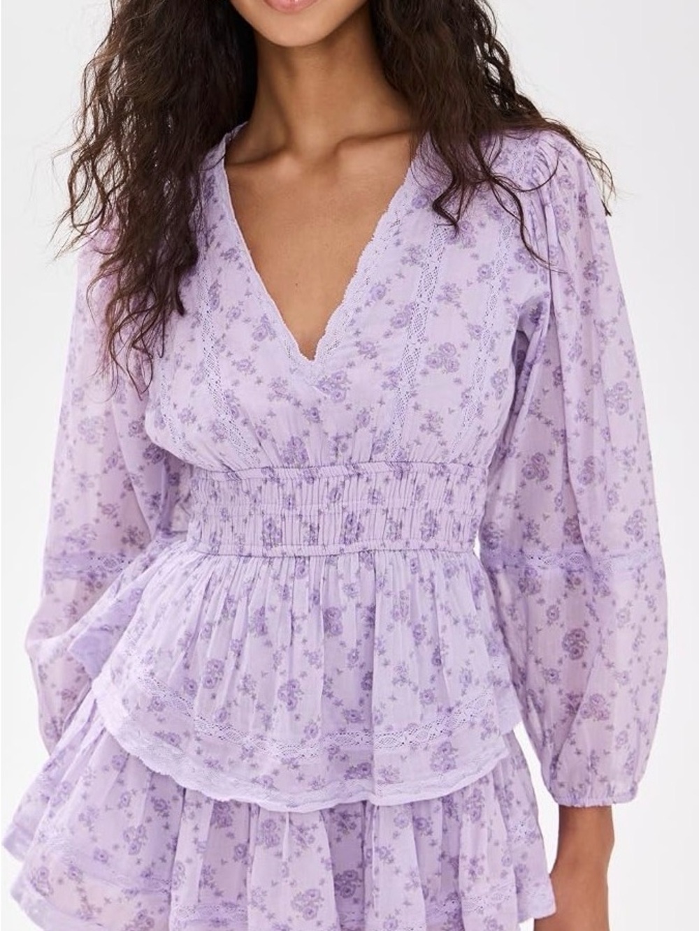 LoveShackFancy Lilac Dress